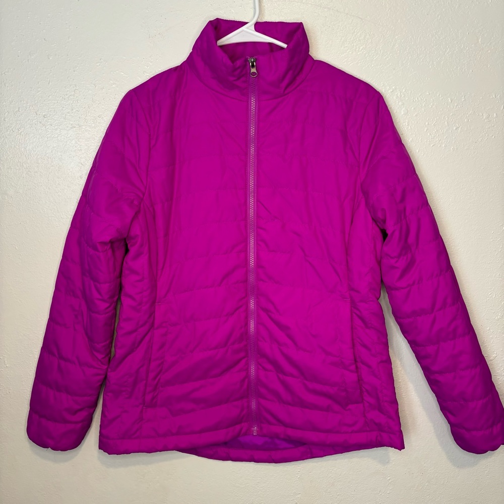 Fuschia Women’s Champion Lightweight Winter Coat‎ Pink Size S Full Zip Pockets